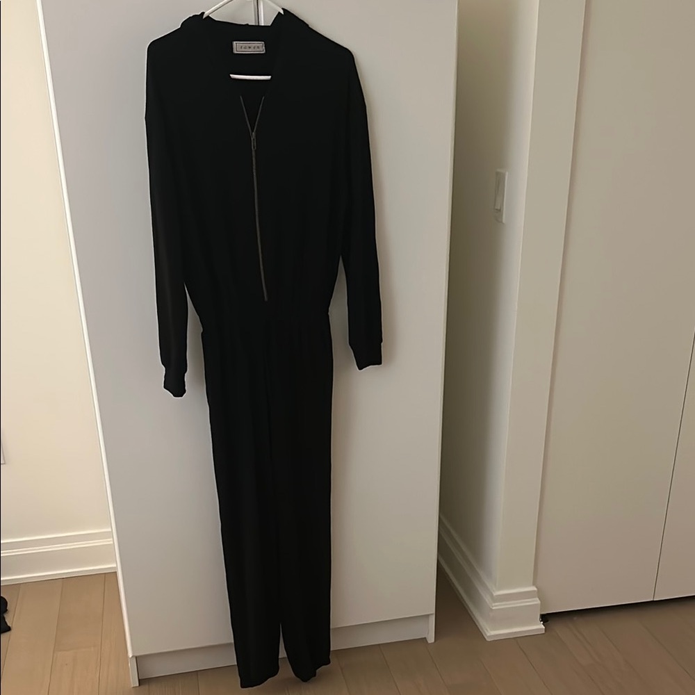 Rowen Black Hooded Jumpsuit
